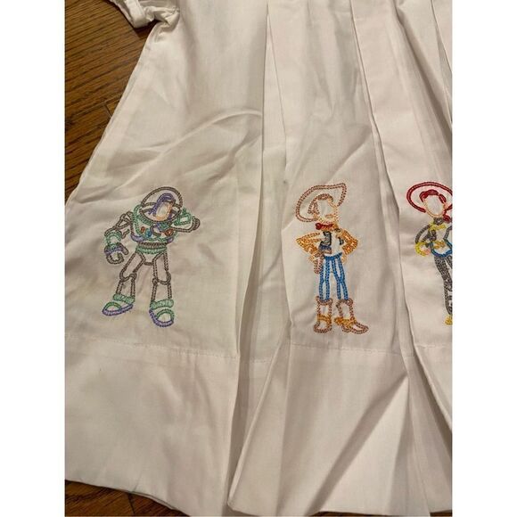 NWOT “Lucy” monogrammed 3T embroidered Toy Story pleated dress by Shepherd Sweet - Picture 2 of 6